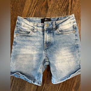 Seven for all mankind denim shorts size 6 kids boy girl